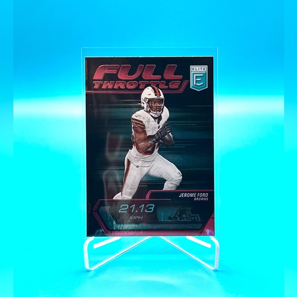 2024 Panini Donruss Elite🔥Jerome Ford🔥Pink Full Throttle! #22